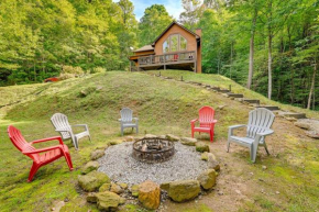 Bright Bryson City Cabin with Fire Pit and Hot Tubs!